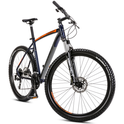 Bicycle Romet Rambler R7.3 2025 dark blue-orange-18" / M