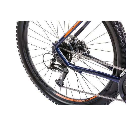 Bicycle Romet Rambler R7.3 2025 dark blue-orange-18" / M
