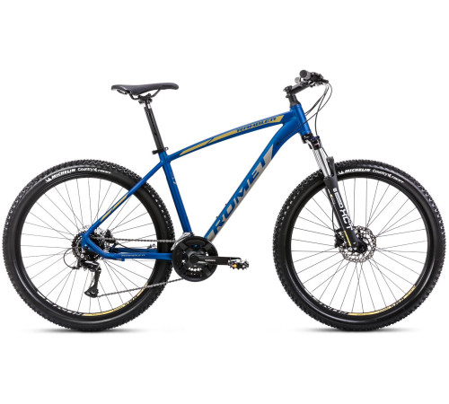 Bicycle Romet Rambler R7.3 2025 blue-yellow-20" / L