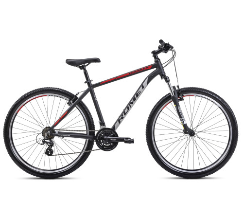 Bicycle Romet Rambler R9.1 2025 black-red-grey-17" / M