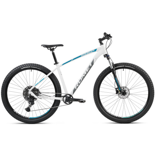Bicycle Romet Rambler R9.3 CS 2025 white-graphite-turquoise-18" / M
