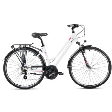 Velosipēds Romet Gazela 1 2025 white-violet-18" / M