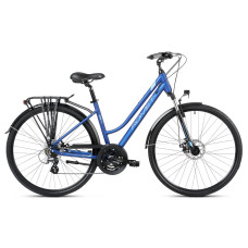 Velosipēds Romet Gazela 2 2025 dark blue-sky blue-18" / M