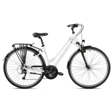 Velosipēds Romet Gazela 3 2025 white-silver-18" / M