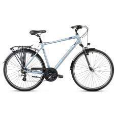 Velosipēds Romet Wagant 1 2024 silver-blue-21" / L