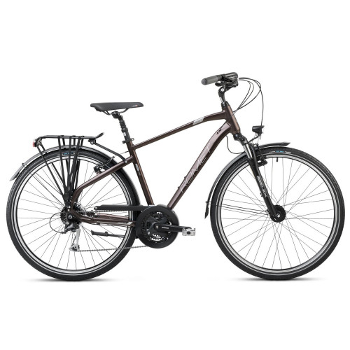 Velosipēds Romet Wagant 7 2025 dark brown-grey-19" / M