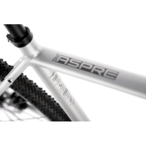 Bicycle Romet Aspre 1 2025 silver-red-58 cm / XL