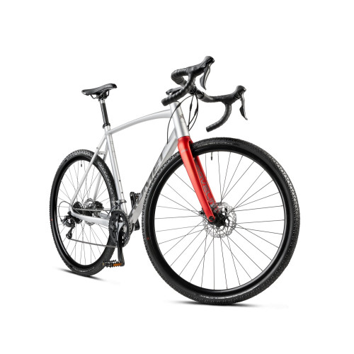 Bicycle Romet Aspre 1 2025 silver-red-58 cm / XL