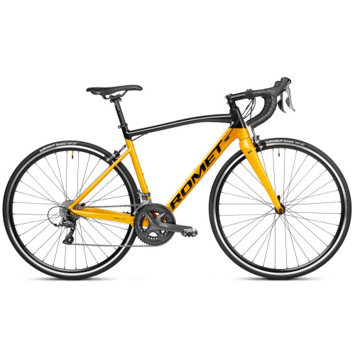 Bicycle Romet Huragan 2 2025 black-mustard-53 cm / L