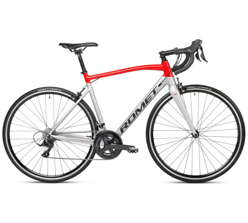 Bicycle Romet Huragan 3 2025 red-silver-graphite-56 cm / XL