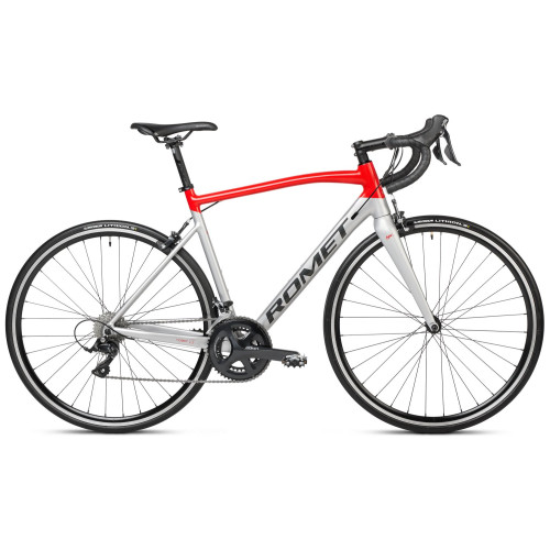 Bicycle Romet Huragan 3 2025 red-silver-graphite-56 cm / XL