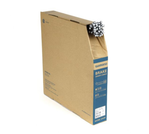 Brake cable Shimano MTB steel 1.6x2050mm Box (100 pcs.)