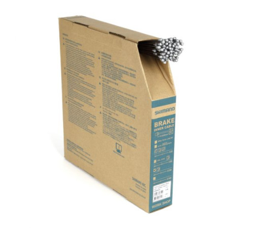 Brake cable Shimano Road stainless 1.6x2050mm Box (100 pcs.)