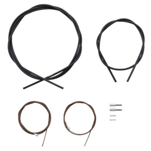 Brake cable kit with housing Shimano DURA-ACE BC-9000 Polymer Coated black