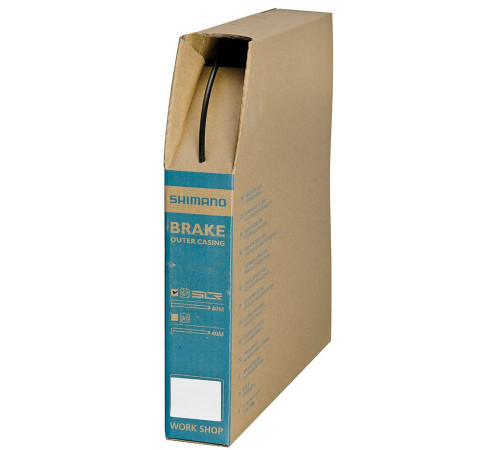 Brake cable housing Shimano SLR Road 5mm white 40m Box