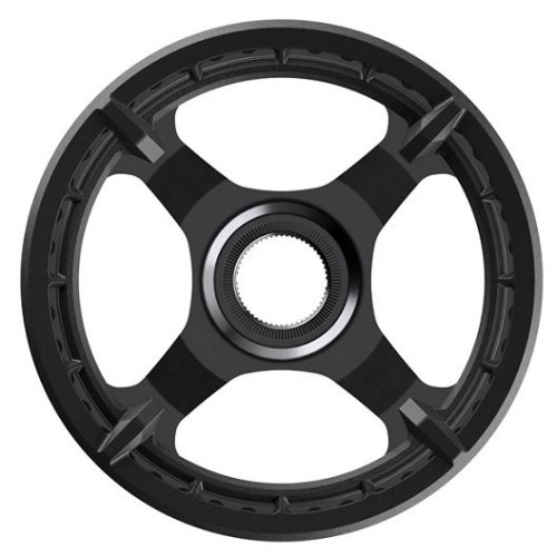 Priekšējā ķēdes riteņa Shimano STEPS CR-ET600 Direct-Mount with double chainring guard-38T