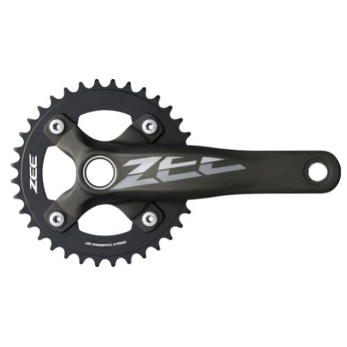 Priekšējie zobratu bloks Shimano ZEE FC-M640 1x10-speed 36T black-170MM