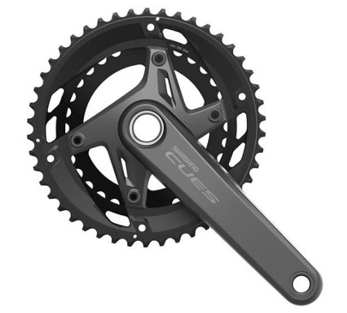 Priekšējie zobratu bloks Shimano CUES FC-U6010-2 175mm 11-speed-46X32T