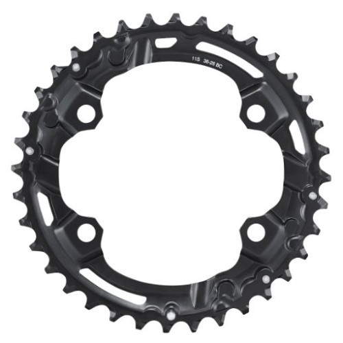 Priekšējā ķēdes riteņa Shimano DEORE FC-M5100-2 96mm 11-speed-36T