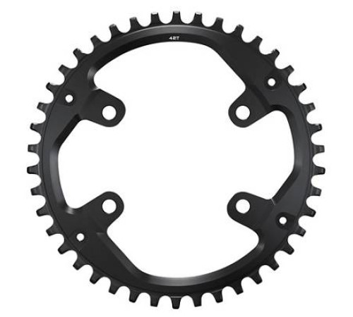 Priekšējā ķēdes riteņa Shimano CUES FC-U8000-1 110mm 9/10/11-speed-42T