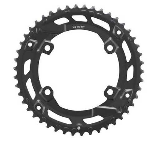 Priekšējā ķēdes riteņa Shimano CUES FC-U6000-2 110mm 9/10/11-speed-46T