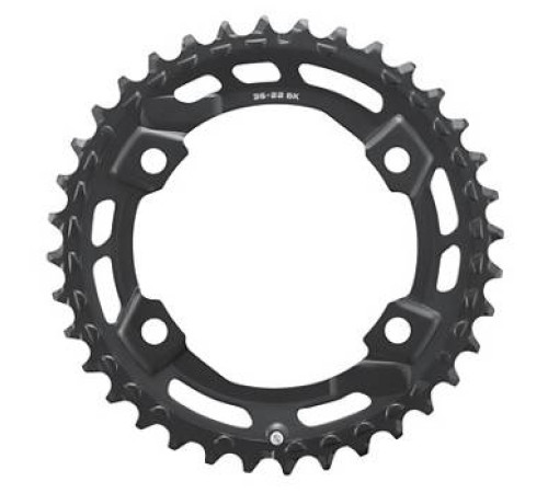 Priekšējā ķēdes riteņa Shimano CUES FC-U6000-2 110mm 9/10/11-speed-36T