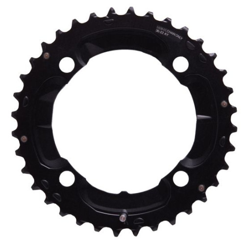 Priekšējā ķēdes riteņa Shimano DEORE FC-M617 104mm 2x10-speed-36T