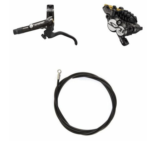 Priekšējās disku bremzes Shimano SAINT BL-M820-B (L) + BR-M820 (F) Metal J-kit