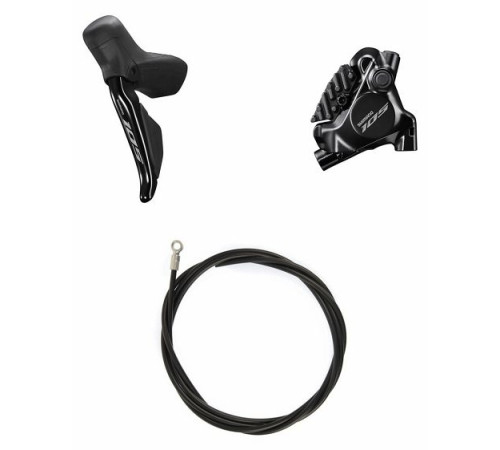 Priekšējās disku bremzes Shimano 105 Di2 T-R7170 (L) + BR-7170 (F)