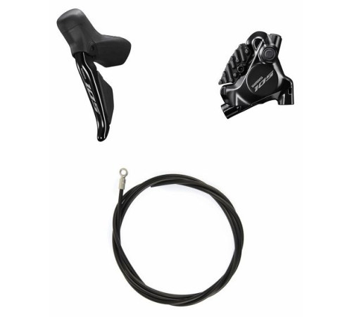 Priekšējās disku bremzes Shimano 105 Di2 T-R7170 (L) + BR-R7170 (F)