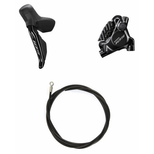 Priekšējās disku bremzes Shimano 105 Di2 T-R7170 (L) + BR-R7170 (F)