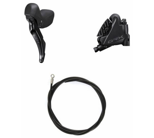 Priekšējās disku bremzes Shimano GRX ST-RX400 (L) + BR-RX400 (F)