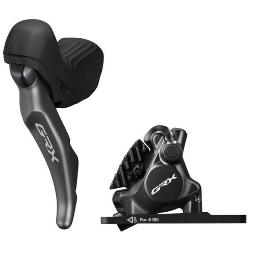 Priekšējās disku bremzes Shimano GRX ST-RX825 (L) + BR-RX820 (F)