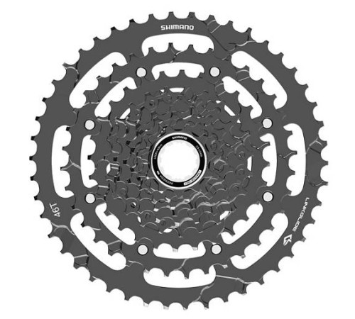 Cassette Shimano CUES CS-LG400 9-speed-11-46T