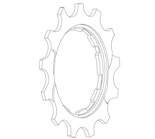 Sprocket Shimano DEORE XT CS-M771 13T