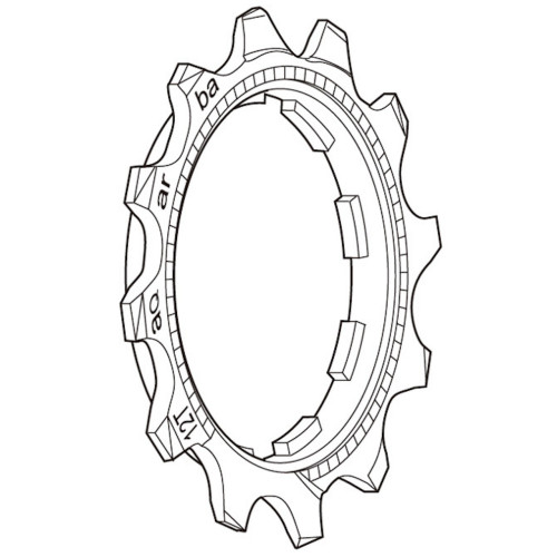 Sprocket Shimano DEORE XT CS-M760 9-speed 12T