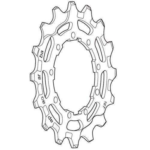 Sprocket Shimano DEORE XT CS-M760 9-speed 16T