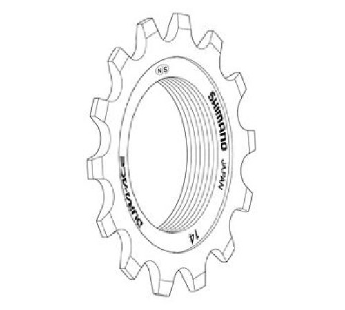 Sprocket Shimano DURA-ACE SS-7600 9-speed-14T