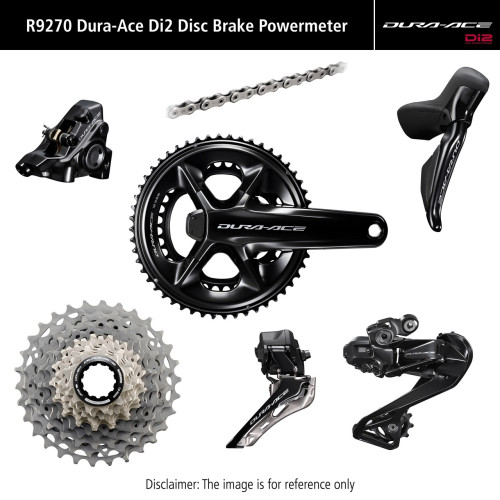 Groupset Shimano DURA-ACE Di2 R9270P Disc brakes 170mm 50x40T-11-30T