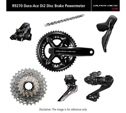 Groupset Shimano DURA-ACE Di2 R9270P Disc brakes 172.5mm 50x34T-11-34T