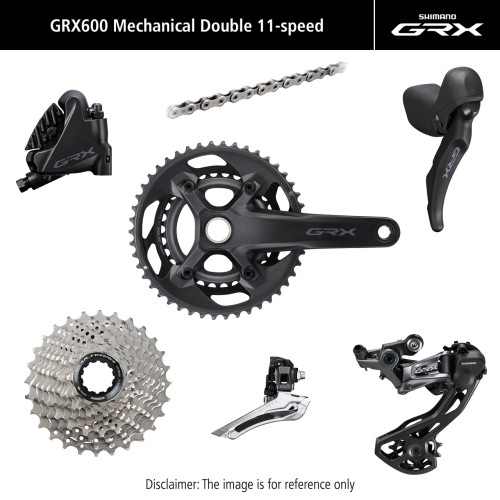 Groupset Shimano GRX 600 172.5mm 11-speed 46x30T-11-30T