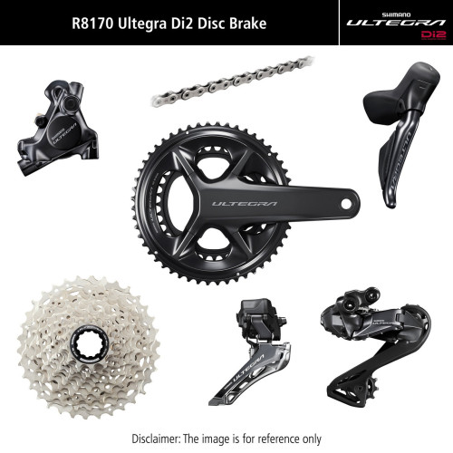 Groupset Shimano ULTEGRA Di2 R8170 Disc brakes 165mm 52x36T-11-30T