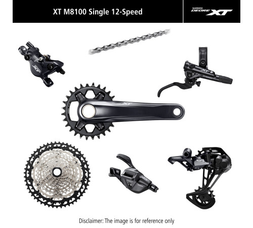 Groupset Shimano XT M8100 2-Piston 175mm 36T-10-45T