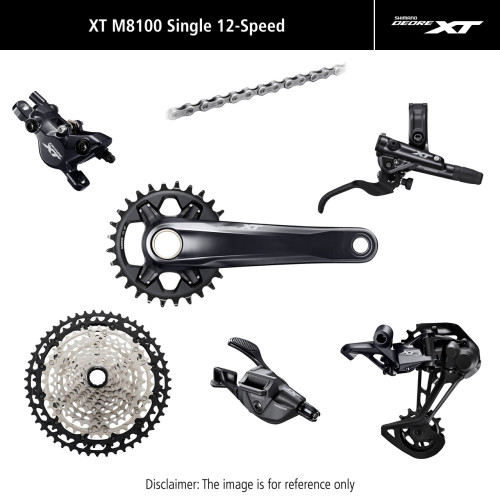 Groupset Shimano XT M8100 I-Spec EV 4-Piston 175mm 34T-10-51T