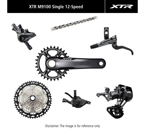 Groupset Shimano XTR M9100 I-Spec EV 2-Piston 175mm 34T-10-45T