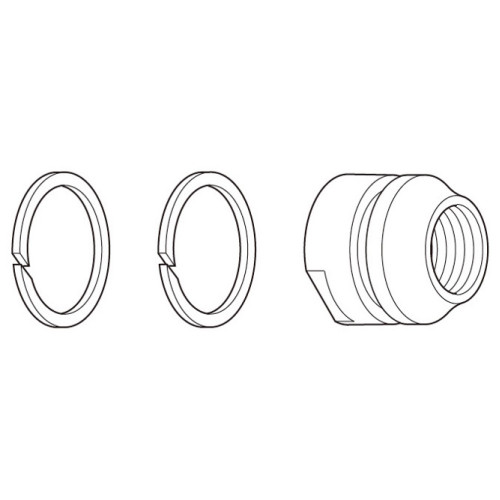 Rear hub cone Shimano FH-M452 left