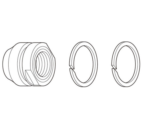 Rear hub cone Shimano FH-A551 right