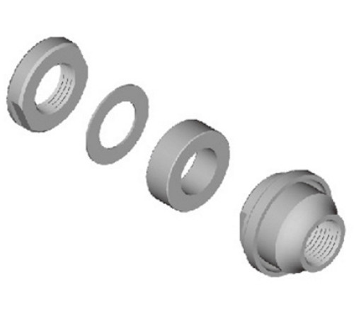 Lock nut unit Shimano FH-M629 left hand