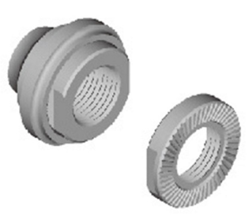 Lock nut unit Shimano FH-M665 right hand
