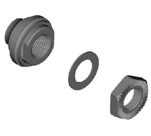 Lock nut unit Shimano WH-RS10-R right hand